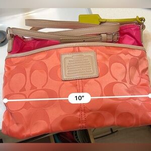 Coach Legacy Weekend Colorblock Signature Nylon Crossbody - C065421